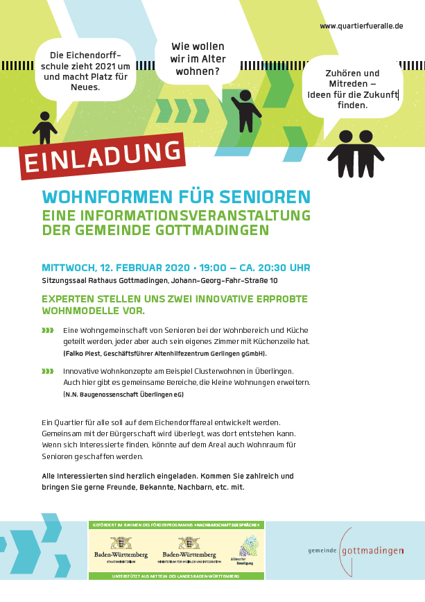 Flyer Infoveranstaltung Senioren