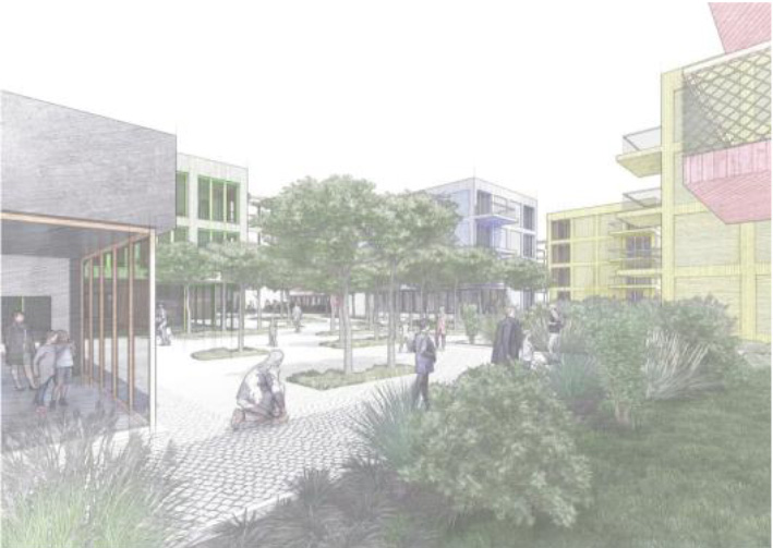 Neues Wohnquartier alte Eichendorffschule Gottmadingen